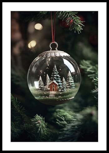 Poster Snow Globe In Tree