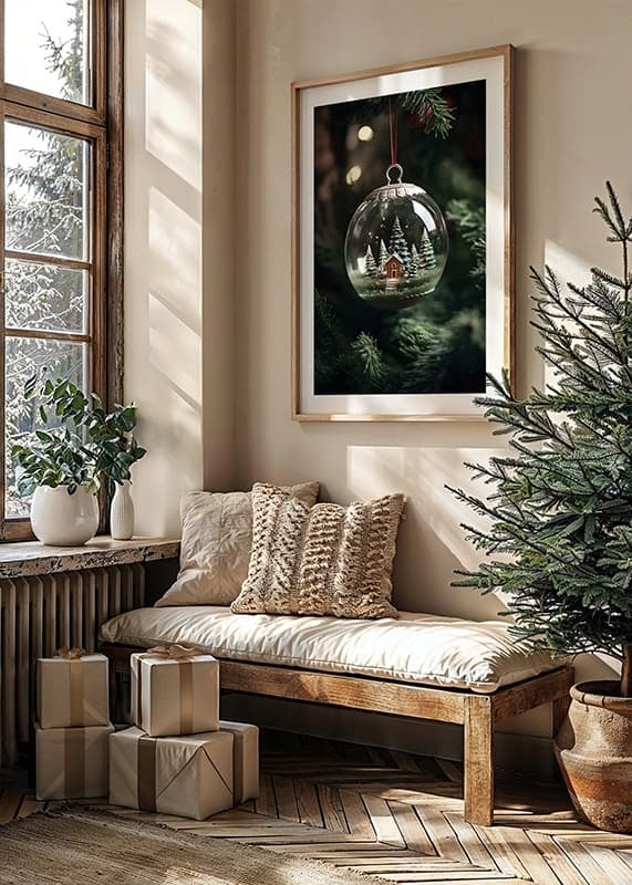 Plakāts Snow Globe In Tree crossfade
