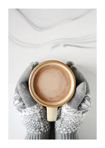 Poster Mittens And Hot Chocolate