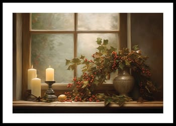 Juliste Candles In The Window