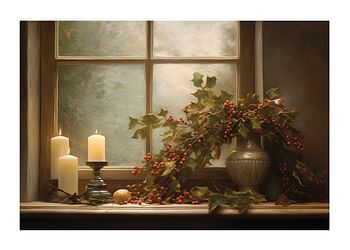 Plagát Candles In The Window