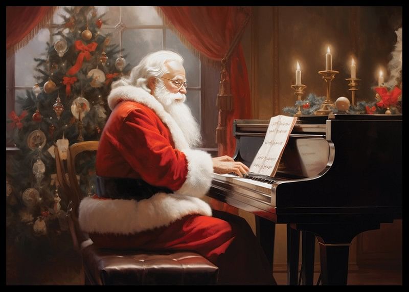 Santa On The Piano-12