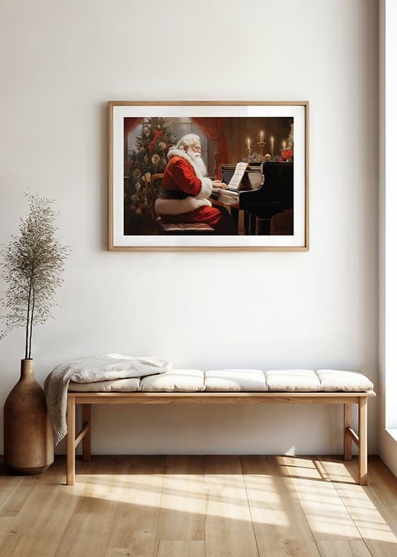 Plakāts Santa On The Piano crossfade