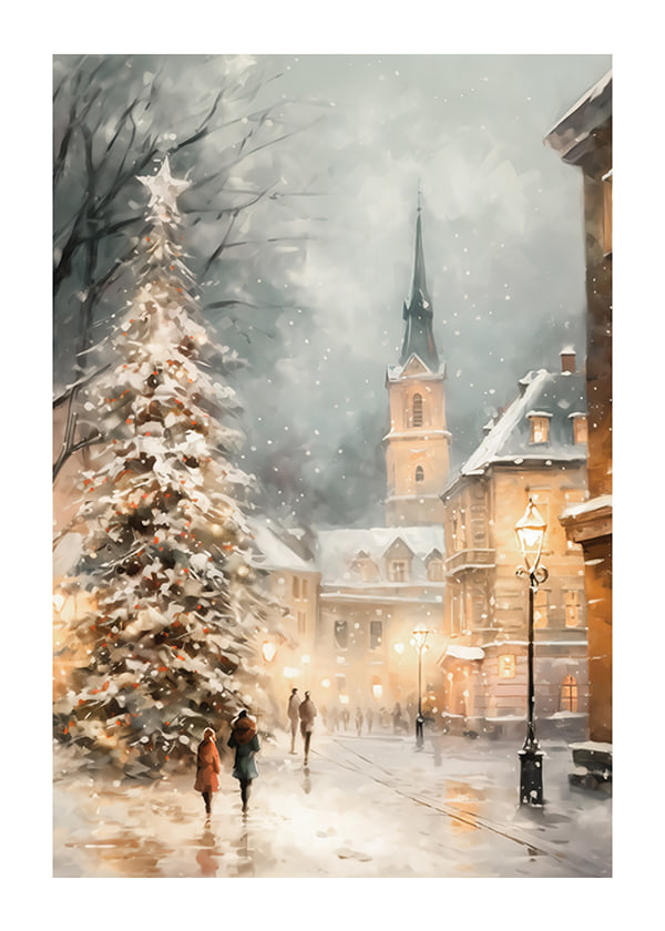 Juliste Winter Village No3