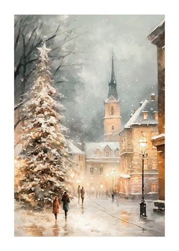Poster Winter Village No3