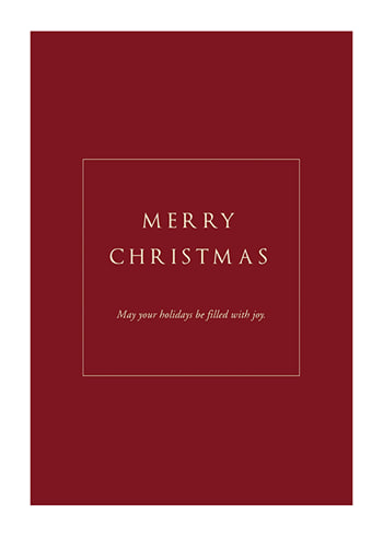 Poster Merry Christmas Joy R&W
