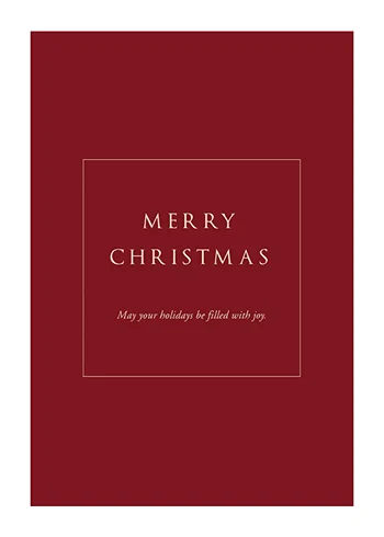 Poster Merry Christmas Joy R&W