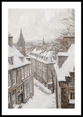 Plakat Winter Streets Of Old Town