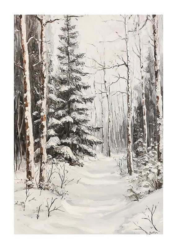 Plagát Winter Wonderland Trail