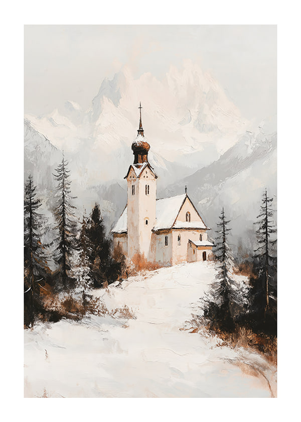 Plakāts Alpine Chapel