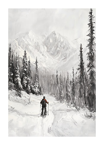 Affiche Pathway To Winter Peaks