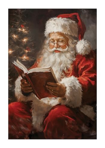 Poster Santas Book Of Cheer