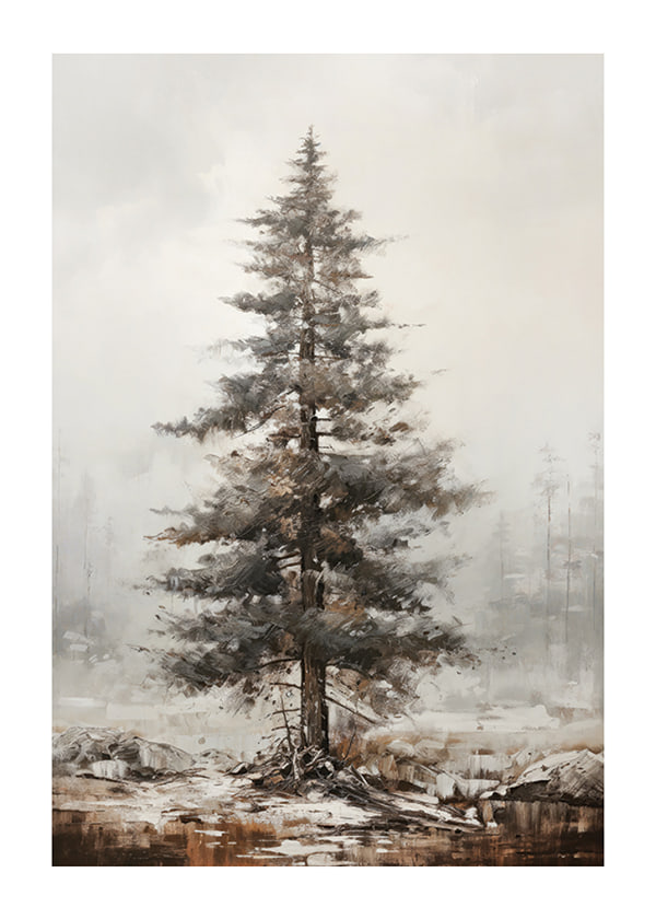 Plakāts Solitary Pine