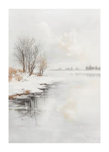 Plakat Silent Winter Riverbank