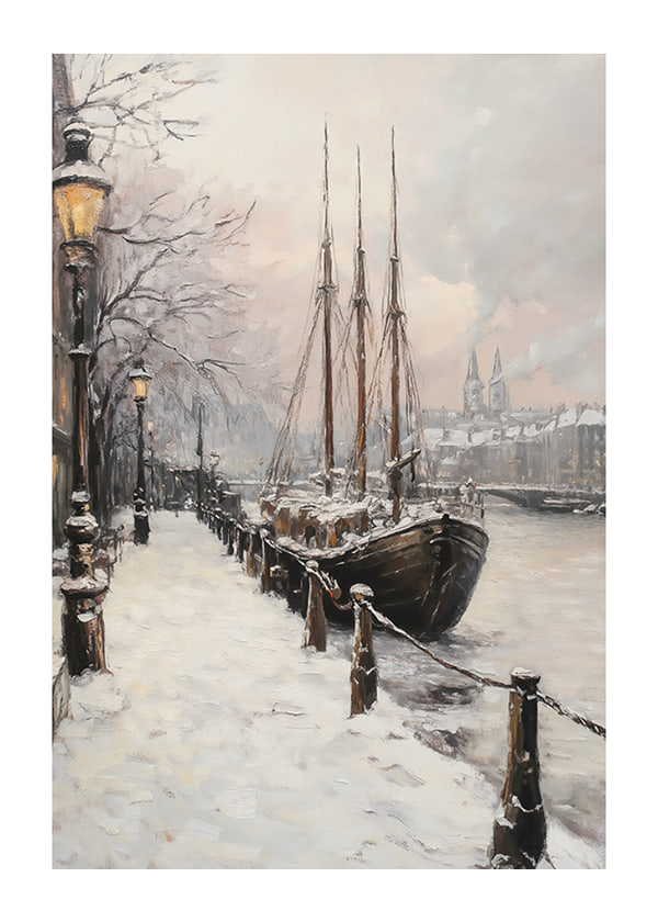 Plakāts Winter Harbor Mooring
