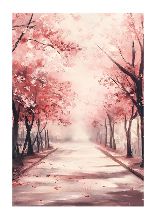 Plakāts The Cherry Blossom Lane
