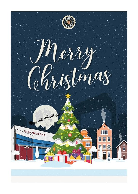 Poster Växjö Lakers Merry Christmas 2023