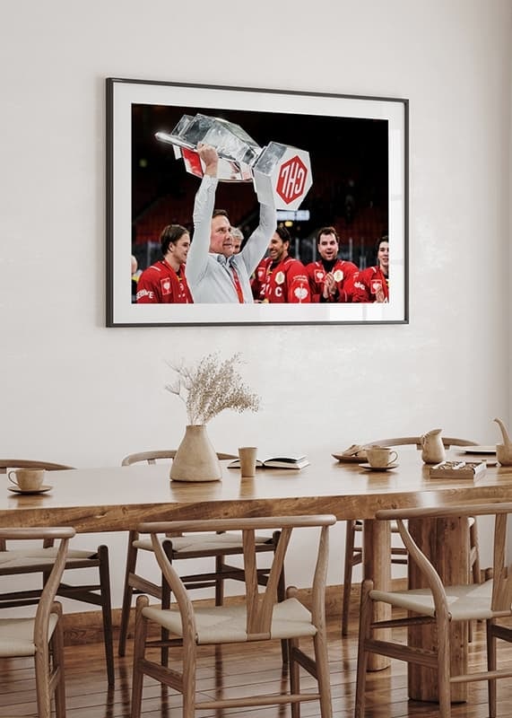 Poster Frölunda HC Roger Rönnberg CHL 2019 crossfade