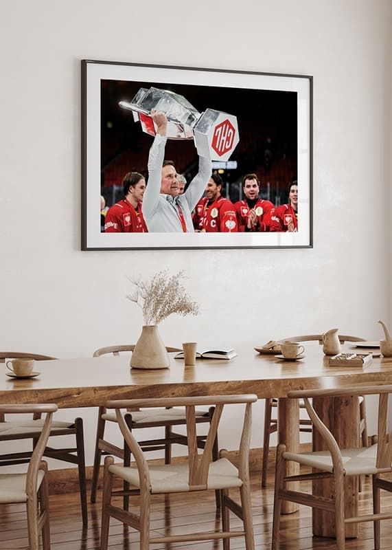 Poster Frölunda HC Roger Rönnberg CHL 2019 crossfade