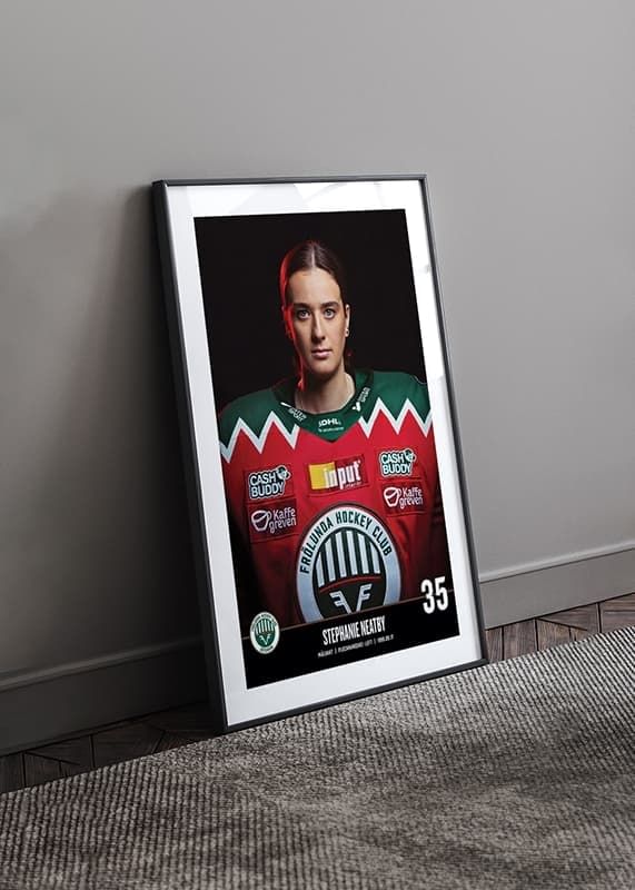 Poster Stephanie Neatby #35 Frölunda HC 2023/2024 crossfade
