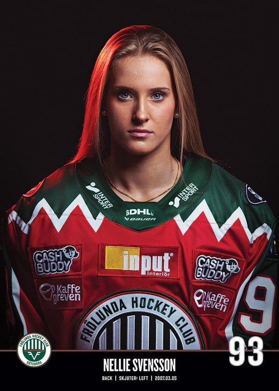 Nellie Svensson #93 Frölunda HC 2023/2024-12
