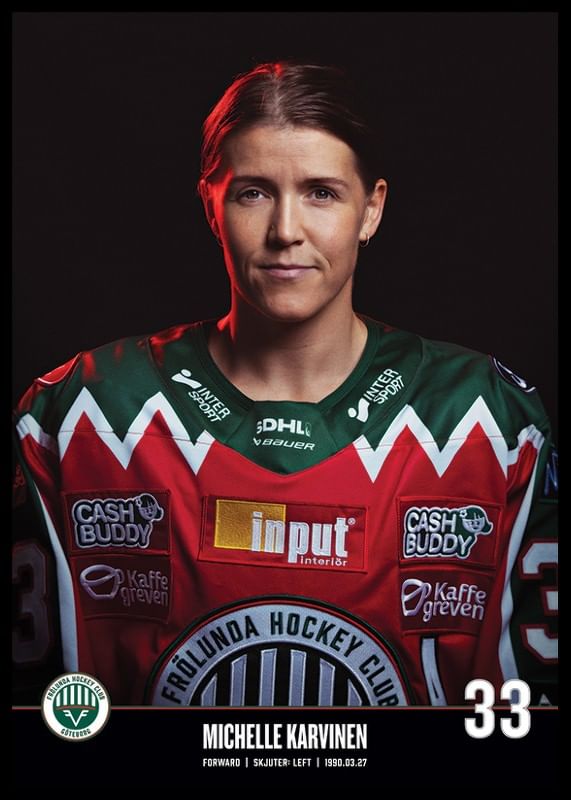 Michelle Karvinen #33 Frölunda HC 2023/2024-12