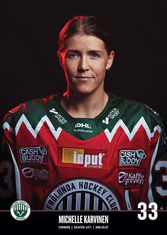 Michelle Karvinen #33 Frölunda HC 2023/2024-12