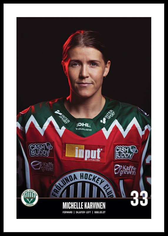 Michelle Karvinen #33 Frölunda HC 2023/2024-12