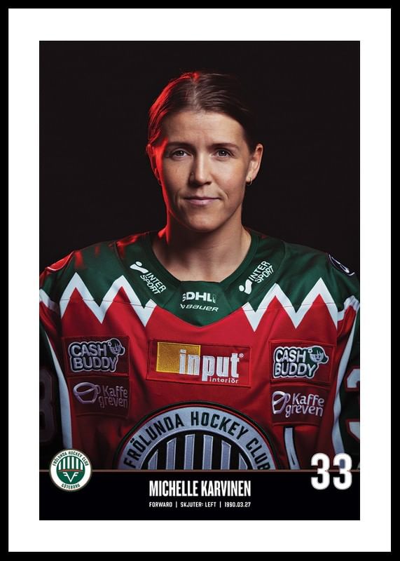 Michelle Karvinen #33 Frölunda HC 2023/2024-12