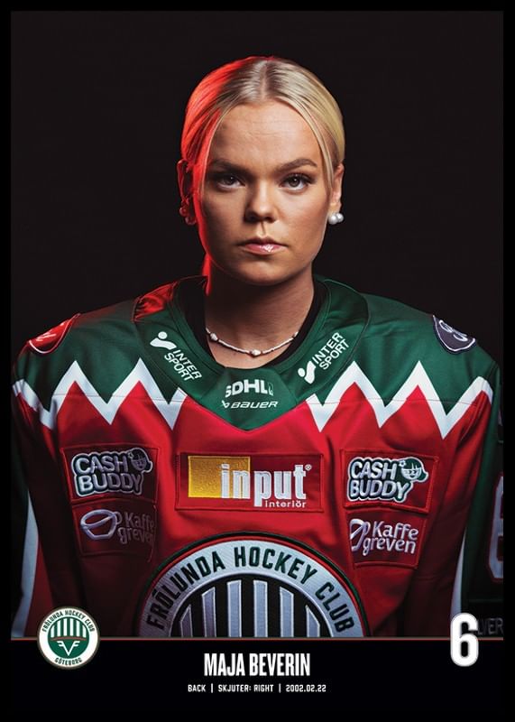 Maja Beverin #6 Frölunda HC 2023/2024-12