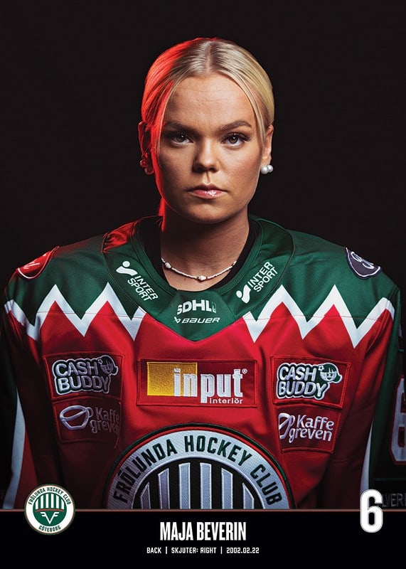 Maja Beverin #6 Frölunda HC 2023/2024-12