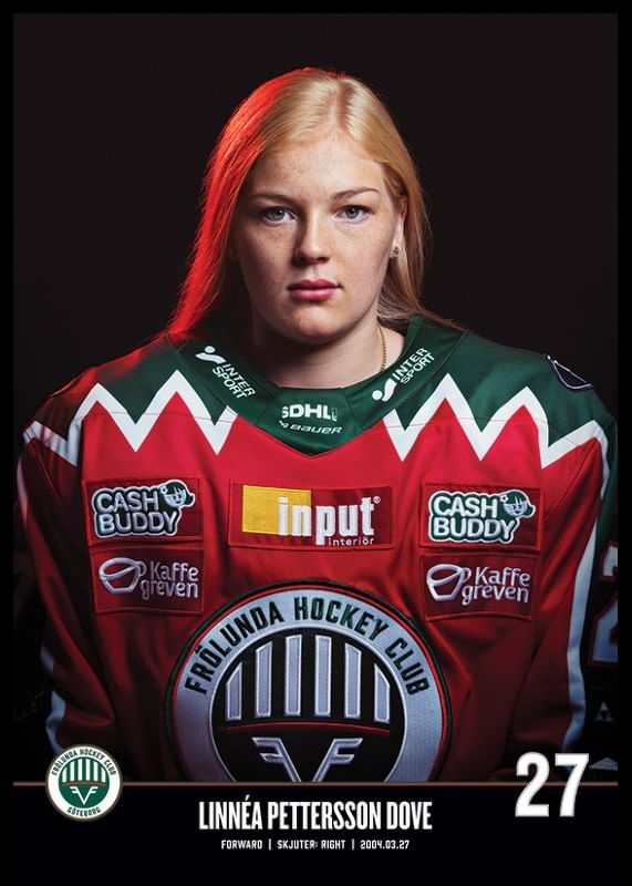 Linnéa Pettersson Dove #27 Frölunda HC 2023/2024-12