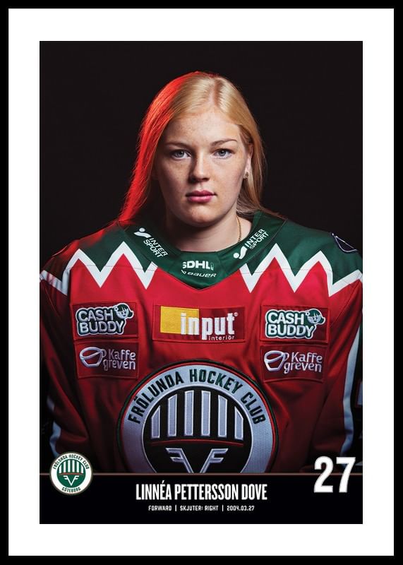 Linnéa Pettersson Dove #27 Frölunda HC 2023/2024-12