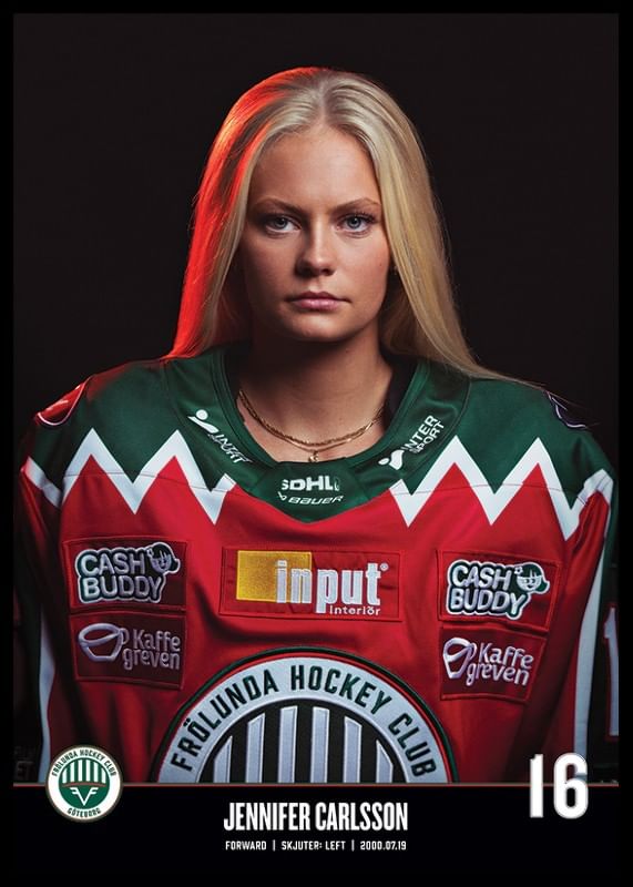 Jennifer Carlsson #16 Frölunda HC 2023/2024-12