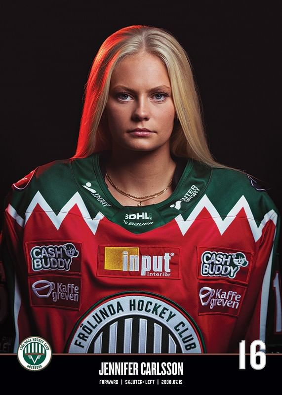Jennifer Carlsson #16 Frölunda HC 2023/2024-12