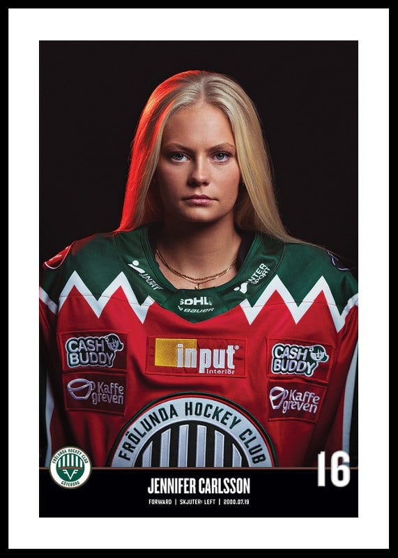 Jennifer Carlsson #16 Frölunda HC 2023/2024-12