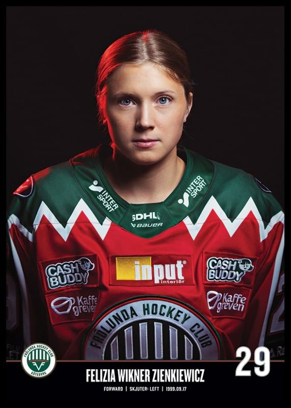 Felizia Wikner Zienkiewicz #29 Frölunda HC 2023/2024-12