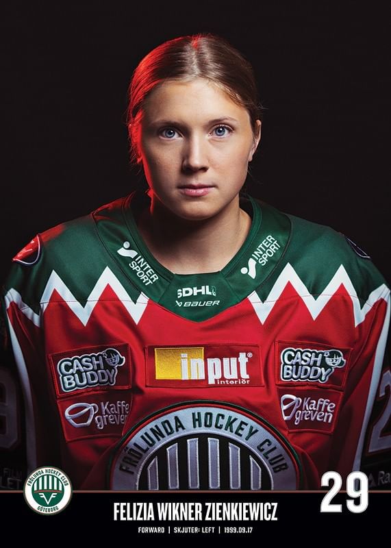 Felizia Wikner Zienkiewicz #29 Frölunda HC 2023/2024-12