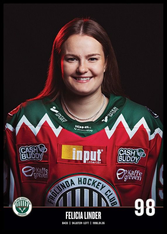 Felicia Linder #98 Frölunda HC 2023/2024-12