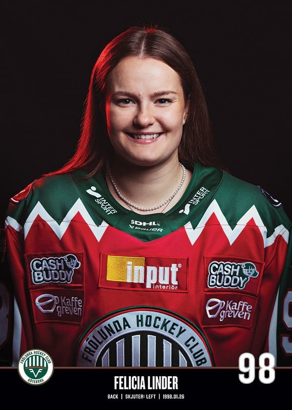 Felicia Linder #98 Frölunda HC 2023/2024-12
