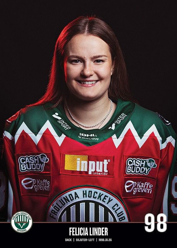 Felicia Linder #98 Frölunda HC 2023/2024-12