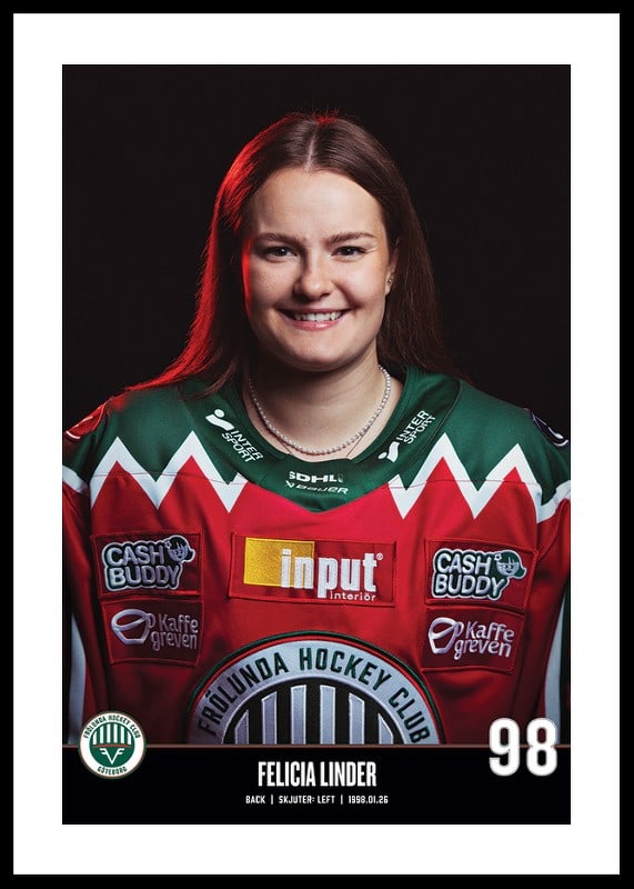 Felicia Linder #98 Frölunda HC 2023/2024-12