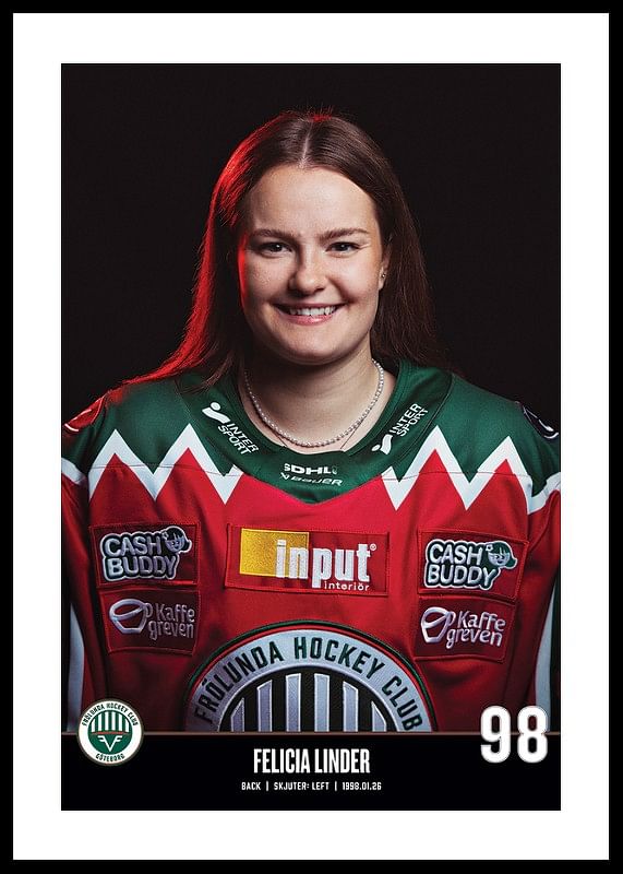 Felicia Linder #98 Frölunda HC 2023/2024-12