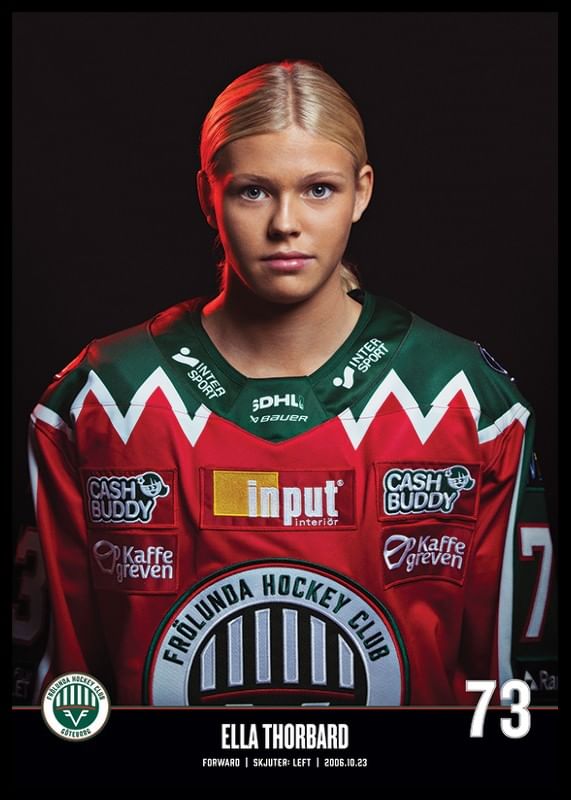 Ella Thorbard #73 Frölunda HC 2023/2024-12