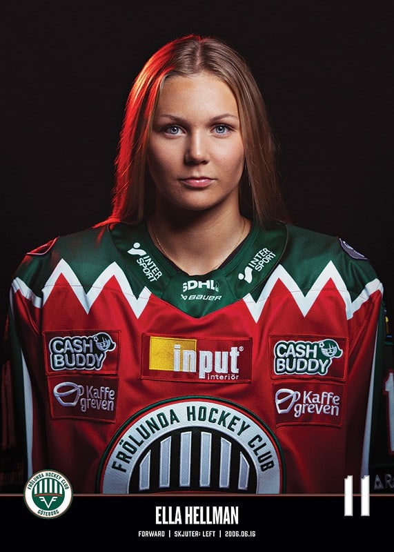 Ella Hellman #11 Frölunda HC 2023/2024-12
