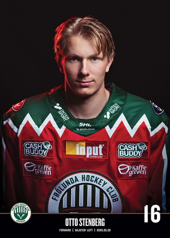 Otto Stenberg #16 Frölunda HC 2023/2024-12