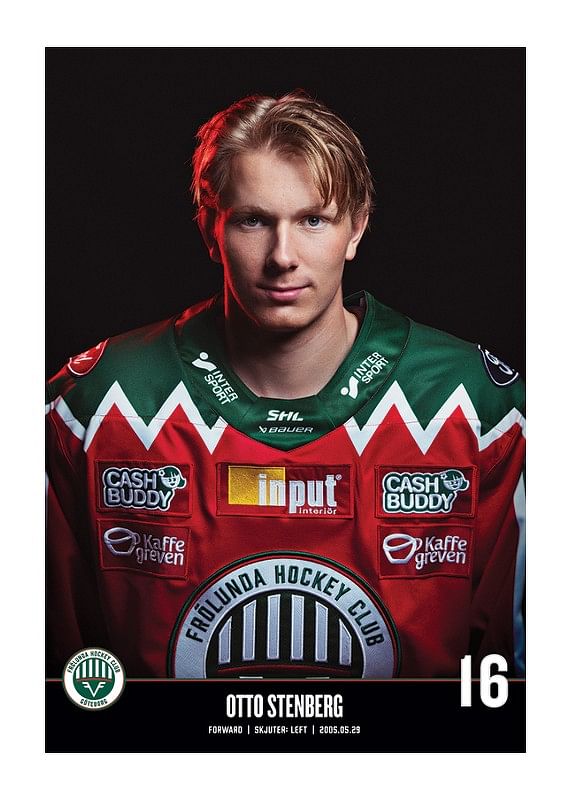 Otto Stenberg #16 Frölunda HC 2023/2024-12