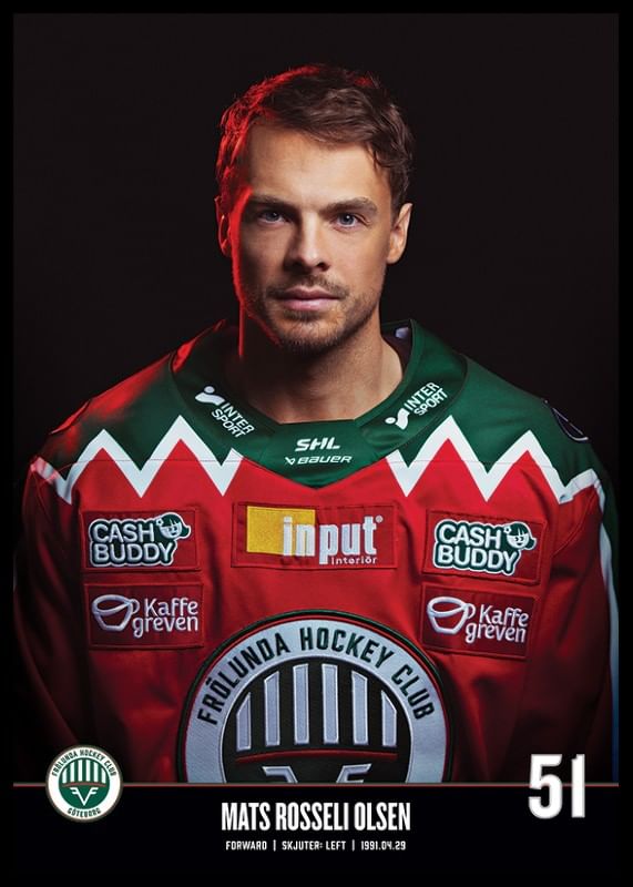 Mats Rosseli Olsen #51 Frölunda HC 2023/2024-12
