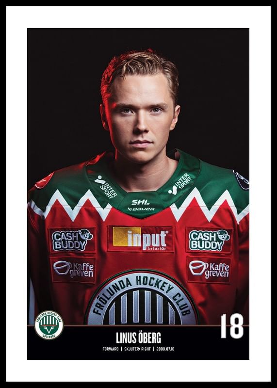 Linus Öberg #18 Frölunda HC 2023/2024-12