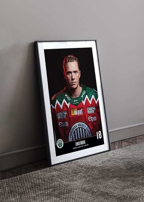 Linus Öberg #18 Frölunda HC 2023/2024-12